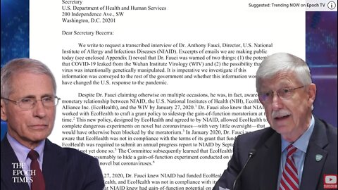 New Emails Confirm Top Scientists Told Fauci That Natural Origin of Covid Was “Highly Unlikely”