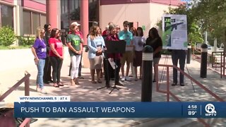 Lawmakers, advocates against gun violence hold rally to ban semi-automatic guns