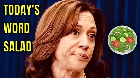 TODAY'S KAMALA HARRIS WORD SALAD 🥗 (today’s Phrase: “do the work”)