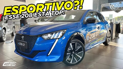 NOVO PEUGEOT E-208 GT 2022 TEM PREÇO DE MINI COOPER E TRAZ MOTOR ELÉTRICO COM 340 KM DE AUTONOMIA