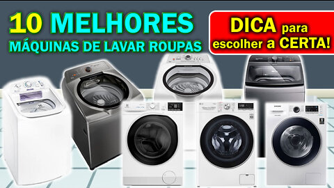 10 Melhores Máquinas de Lavar Roupas