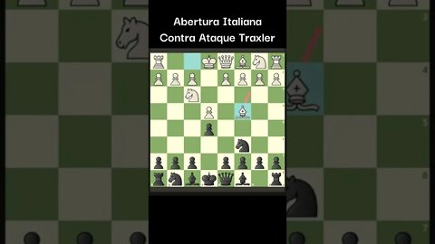 CONTRA ATAQUE TRAXLER NA ABERTURA ITALIANA VOCE CONHECE? #Shorts #Xadrez #Chess #Ajedrez #шахматы