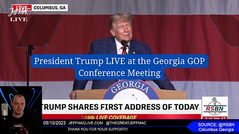 President Trump LIVE at the Georgia GOP Conference Meeting