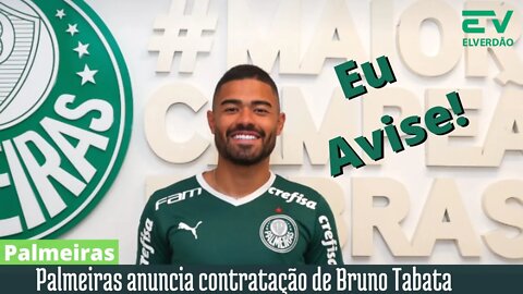 💥Eu Avisei! Palmeiras anuncia contratação de Bruno Tabata | ultimas noticias #palmeiras#brunotabata