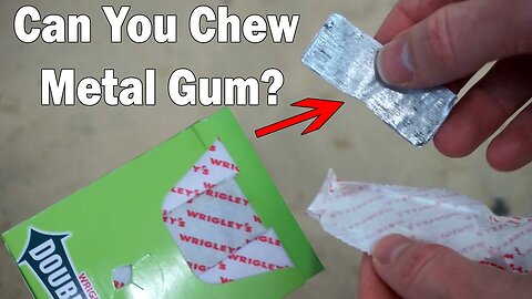 Can You Really Chew An Indium Stick Of Gum? Metal You Can Bite!