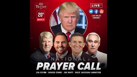Donald Trump Joins Prayer Call | Jackson Lahmeyer, General Flynn, Roger Stone & Clay Clark