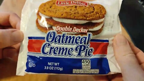 Double Decker Oatmeal Cream Pie Little Debbie #unboxing #littledebbie