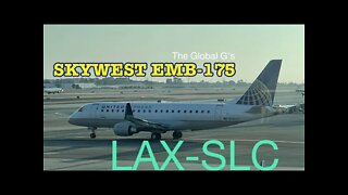 Trip Report: Skywest United Express Embraer 175 Sunset Economy Review LAX-SLC (EMB-175)