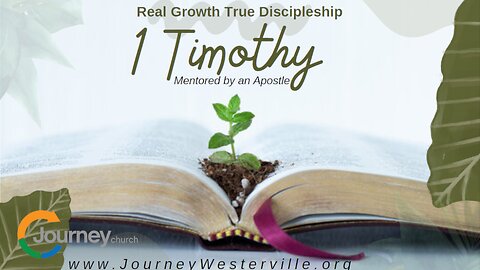 Backstory Matters: 1 Timothy 1:1-2