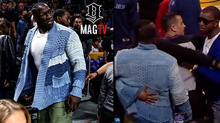 Shannon Sharpe & Ja Morant's Dad Tee Get Into An Altercation At The Grizzlies Game! 🥊