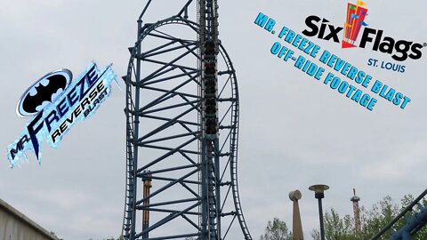 Mr. Freeze Reverse Blast (Six Flags St. Louis) Off Ride [4k]