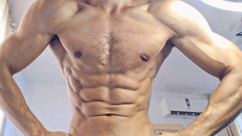 Bodybuilder showing BIG EVERYWHERE || Fit Dan muscles