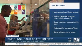 Time running out to return holiday gifts