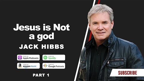 Jesus is not a god - Part 1