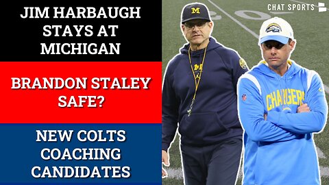 NFL Head Coaching Latest: Jim Harbaugh, Brandon Staley, Colts Head Coach Search