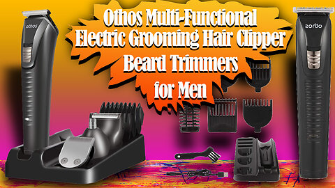 othos Multi-Functional Electric Grooming Hair Clipper Beard Trimmers Shaver Kit for Men Shaver