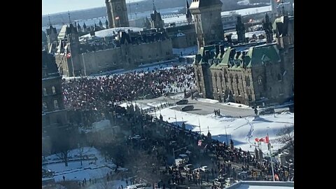 Yellowknife, NWT, Canada, Freedom Convoy, 29th of January 2022