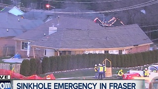 Sinkhole emergency in Fraser