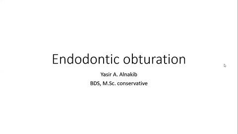 Operative L20 (Endodontic Obturation)