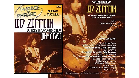 LED ZEPPELIN Lesson 1 BLACK DOG GUITAR CENTER DVD Beginner Advanced learn the whole song JIMMY PAGE