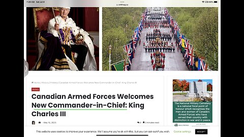 Did the CANADIAN MILITARY pull a COUP D’ÉTAT on THE 👑 KING CHARLES