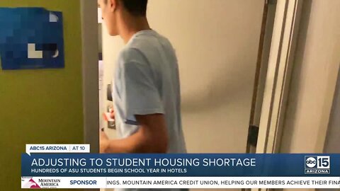 Nearly 450 students living in hotels as ASU dorms full