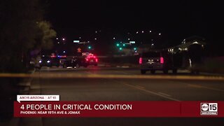 5 injured after multi-vehicle crash at 19th Avenue and Jomax Road