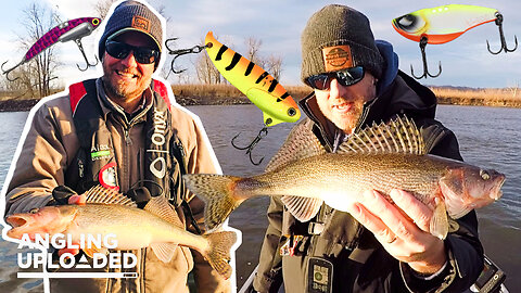 Catching Early Spring Walleye and Sauger on Pool 4 with Blade Baits