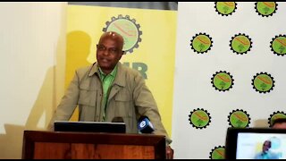 SOUTH AFRICA - Johannesburg - AMCU briefing on strike intention (Video) (BLM)