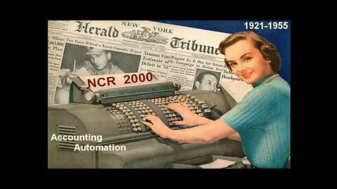 Vintage NCR Class 2000 Accounting Machine Overview (1921-55) (Computer History)
