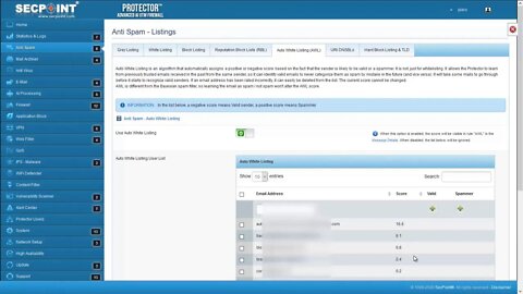 SecPoint Protector V56 Anti Spam Update