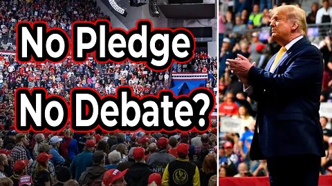 No pledge? No debate?