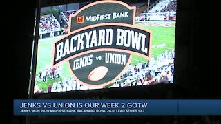 Jenks - Union is our Week 2 Game of the Week