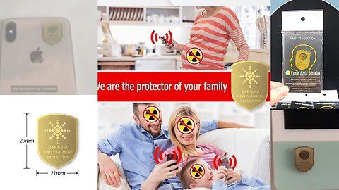 EMF Defense Sticker. Protection for the whole family. Link in the first fixed comment.