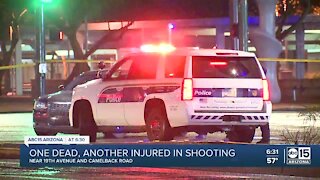 One person is dead and another injured after a shooting near 19th Ave and Camelback