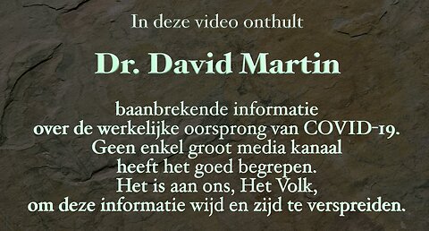 DAVID MARTIN - De bewijzen - Open Vizier - Nederl. OT