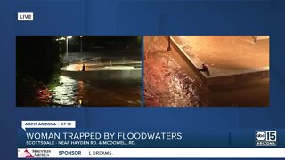 Woman stranded at Scottsdale skate park prompts water rescue