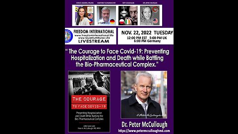 #190 "The Courage to Face COVID-19" - Dr. Peter McCullough