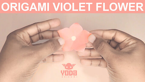 Origami Violet Flower - Easy And Step By Step Tutorial