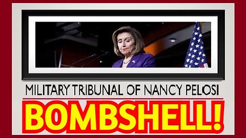 BOMBSHELL: u.s. Military Tribunal of Nancy Pelosi at GITMO!