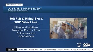 Bakersfield Heart Hospital is hosting a job fair Saturday