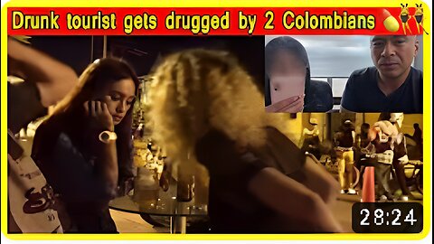 Tourist drugged on camera w scopolamine during livestream in Colombia Catagena Medellin Bogota