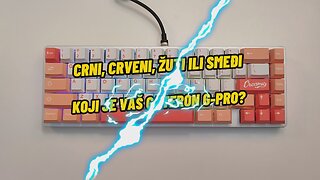 Gateron G-PRO crni, crveni, žuti i smeđi - koji su vaši omiljeni prekidači?