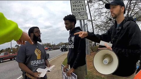 Street Preaching in Columbus, GA & Dealing w/A Fake Hebrew Israelite - Kerrigan Skelly