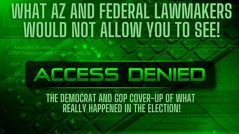 FORBIDDEN TRUTH About the Election in Arizona Which Lawmakers HID FROM YOU!