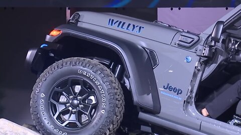 Jeep hosts its reveal at the 2022 Detroit Auto Show