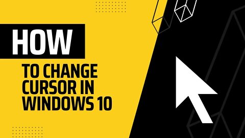 HOW TO CHANGE YOUR MOUSE CURSOR ON WINDOWS 10 *2022* UPDATED
