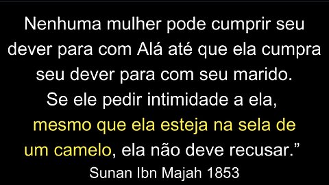 Esposa deve satisfazer sexualmente o marido até na hora do parto (islamismo)