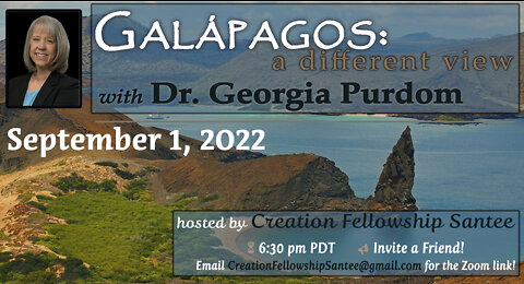 The Galapagos, a new perspective with Dr. Georgia Purdom