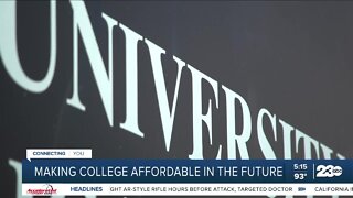 Making college more affordable in the future